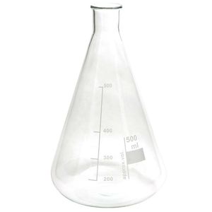 ارلن آزمایشگاه مدل erlenmeyer ظرفیت 500 میلی لیتر