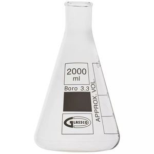ارلن آزمایشگاهی گلاسکو کد ml 2000 حجم 2000 میلی لیتر