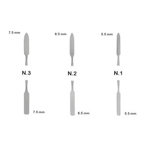 اسپاتول محکمه دو سر مدسی مدل cement spatula