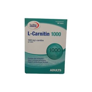 ال کارنیتین یورو ویتال  1000 میلی گرم بسته 60 عددی