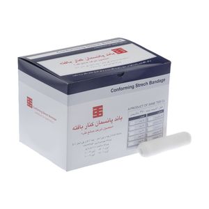 باند پانسمان صانع طب مدل کنار بافته کد 03 بسته 40 عددی