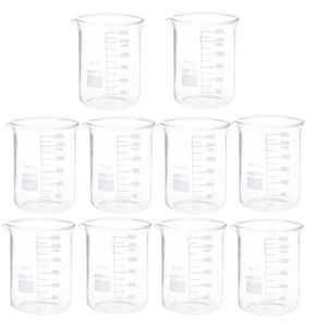 بشر آزمایشگاه مدل beaker ظرفیت 400 میلی لیتر بسته 10 عددی
