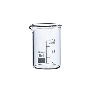 بشر آزمایشگاه مدل lfbeaker ظرفیت 25 میلی لیتر