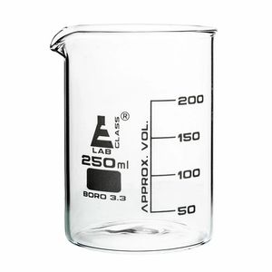 بشر آزمایشگاه مدل lfbeaker ظرفیت 250 میلی لیتر