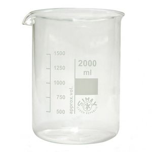 بشر آزمایشگاهی زیماکس مدل pyrex ظرفیت 2000 میلی لیتر