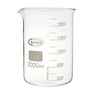 بشر آزمایشگاهی گلاسکو مدل pyrex ظرفیت 2000 میلی لیتر