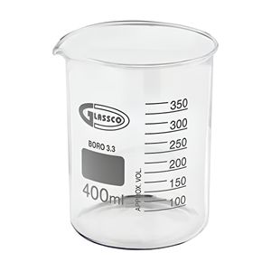 بشر آزمایشگاهی گلاسکو مدل pyrex ظرفیت 400 میلی لیتر