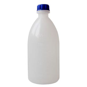 بطری آزمایشگاه مدرج مدل pla02 ظرفیت 500 میلی لیتر