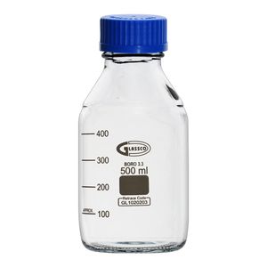 بطری آزمایشگاهی گلاسکو مدل gl 45 ظرفیت 500 میلی لیتر