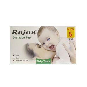 تست تخمک گذاری روژان مدل strip بسته 5 عددی