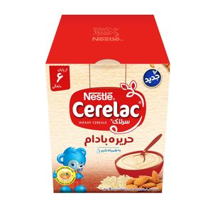 حریره بادام سرلاک   25 گرم بسته 10 عددی