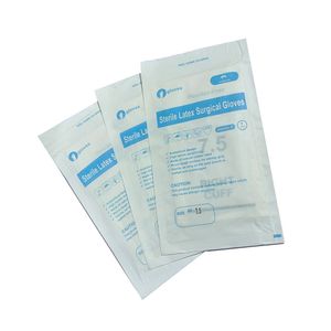 دستکش جراحی غیر پودری مدل pmp105  سایز متوسط (m) بسته 3 عددی