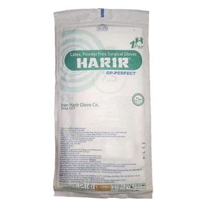دستکش جراحی لاتکس حریر مدل op perfect سایز 7.5 بسته 2 عددی