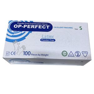 دستکش لاتکس اپی‌پرفکت مدل excellent finishing سایز اسمال بسته 10 عددی