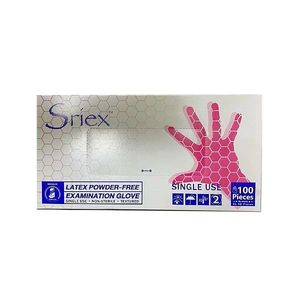 دستکش لاتکس سریکس مدل 01xs سایز اسمال بسته 100 عددی
