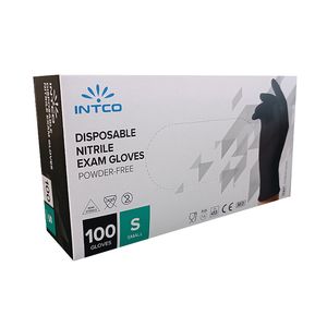 دستکش نیتریل اینتکو مدل 01 سایز اسمال بسته 100 عددی