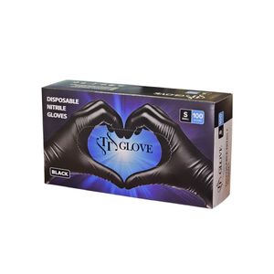 دستکش نیتریل غیر پودری مدل tt glove سایز کوچک (s) بسته 100 عددی