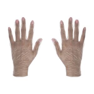 دستکش وینیل او پی پرفکت مدل am m سایز مدیوم بسته 100 عددی