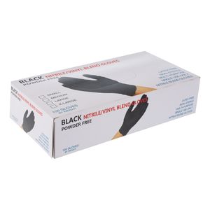 دستکش وینیل غیر پودری مدل s002 سایز بزرگ (l) بسته 100 عددی