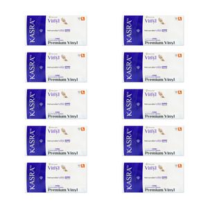 دستکش وینیل کسری طب مدل latex free سایز l ده بسته 100 عددی