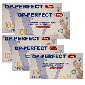 دستکش یکبار مصرف اپی پرفکتمدل vm سایز متوسط مجموعه 5 عددی
