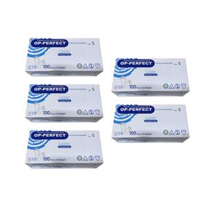 دستکش یکبار مصرف لاتکس حریر مدل op perfect سایز اسمال مجموعه 5 عددی