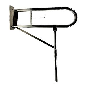 دستگیره کمکی موژان طب مدل اتکاء استیل  با پایه