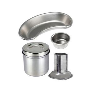 رسیور پزشکی و جای آبسلانگ و جا پنبه ایی و گالی پالت مدل sa4 1 مجموعه 4 عددی