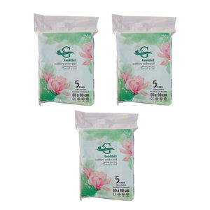 زیرانداز یکبار مصرف بهداشتی گلدل مدل a03 مجموعه 3 عددی