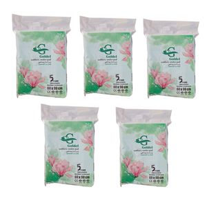زیرانداز یکبار مصرف بهداشتی گلدل مدل a05 مجموعه 5 عددی