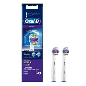 سری یدک مسواک برقی اورال بی مدل 3d white مجموعه 2 عددی