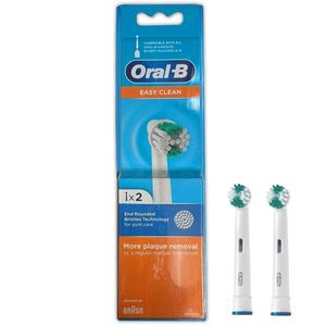 سری یدک مسواک برقی اورال بی مدل easy clean بسته 2 عددی