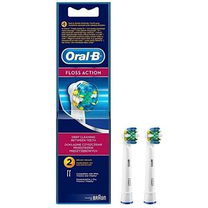 سری یدک مسواک برقی اورال بی مدل oral b floss action بسته 2 عددی