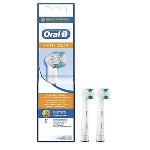 سری یدک مسواک برقی اورال بی مدل simply clean بسته دو عددی