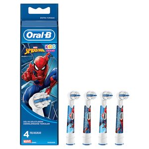 سری یدک مسواک برقی اورال بی مدل spider man بسته 4 عددی