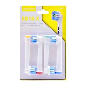 سری یدک مسواک برقی مدل eb18 x بسته 4 عددی