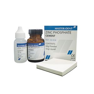سمان زينک فسفات مستر دنت مدل zinc phosphate cement مقدار 80 گرم