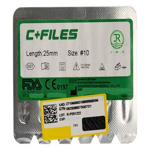 سی‌فایل دندانپزشکی جی دبلیو آر مدل c سایز 10 بسته 6 عددی