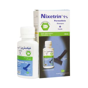 شامپو ضد شپش نیکسترین 1 درصد پرمترین گیلارانکو   60 میلی لیتر