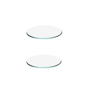 شیشه ساعت آزمایشگاه مدل rh 6 سایز 60 میلی متر بسته 2 عددی