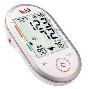 فشارسنج بازویی بریسک مدل pg 800b28 با منبع تغذیه برق و باتری و آداپتور همراه