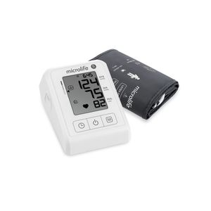 فشارسنج بازویی دیجیتال مایکرولایف مدل bp b1 classic با قابلیت تشخیص آریتمی نمایش میانگین نتایج و ذخیره 30 رکورد اندازه‌گیری مناسب بازو 22 تا 42 سانتی‌متر و دارای تاییدیه ce