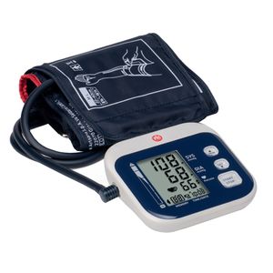 فشارسنج بازویی دیجیتال پیک سلوشن مدل easyrapid با تکنولوژی rapid tech اندازه‌گیری سریع و دقیق فشار خون و ضربان قلب نمایش میانگین 3 اندازه‌گیری آخر تشخیص آریتمی حافظه 60 31 رکورد منبع تغذیه برق و باتری و کاف مناسب بازو 22 تا 42 سانتی‌متر