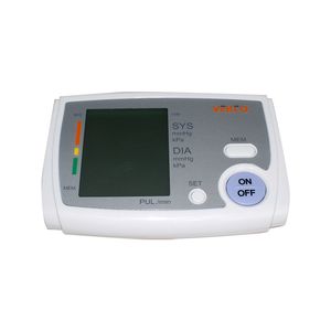فشارسنج دیجیتال بازویی وکتو مدل pg 800b5 1s با تکنولوژی نوسان‌سنجی مناسب بازو 22 تا 32 سانتی‌متر منبع تغذیه برق و باتری هشدار باتری ضعیف و اشتباه بستن بازوبند همراه با آداپتور و کیف