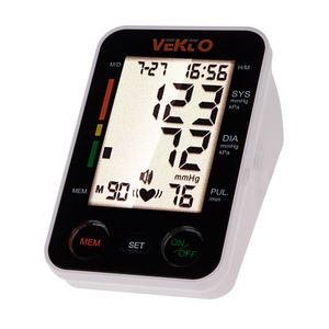 فشارسنج دیجیتال بازویی وکتو مدل vt 800b12s به همراه ترمومتر دیجیتال