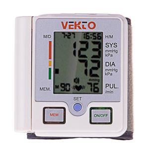 فشارسنج دیجیتال مچی وکتو مدل vt 800b8s به همراه ترمومتر دیجیتال