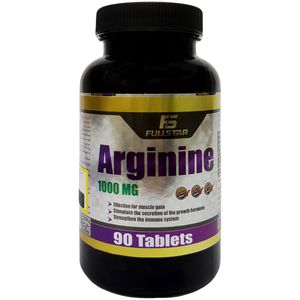 قرص آرژنین 1000 میلی گرم فول استار بسته 90 عددی