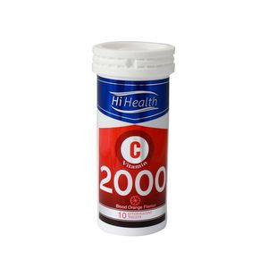 قرص جوشان ویتامین c 2000‌ های هلث بسته ۱۰ عددی