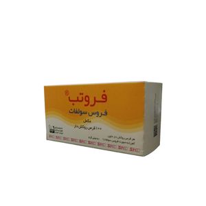قرص فروس سولفات شهردارو بسته 100 عددی