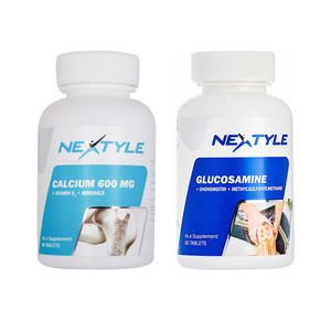 قرص گلوکزآمین نکستایل و قرص کلسیم نکستایل